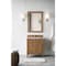 James Martin Vanities Brittany 30in Single Vanity, Saddle Brown, w/ 3 CM Eternal Jasmine Pearl Quartz Top 650-V30-SBR-3EJP - alternate 4